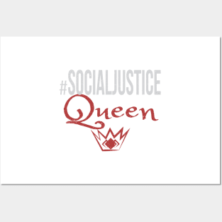 #SocialJustice Queen - Hashtag for the Resistance Posters and Art